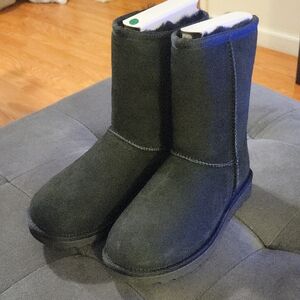 UGG Classic Black Suede Boots